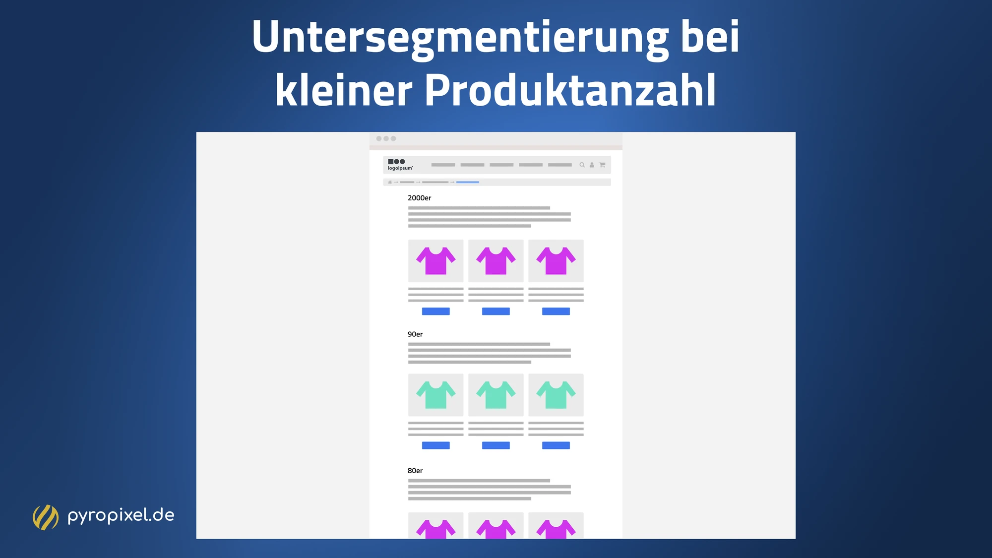 Beispiel für eine Untersegmentierung
